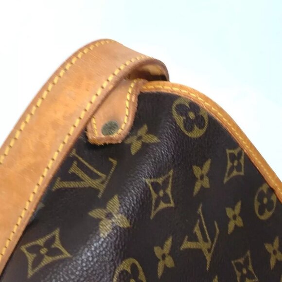 LOUIS VUITTON M42254 Monogram Saumur35 Crossbody Shoulder Bag Brown - Picture 7 of 11